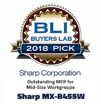 MX-B455W Buyers Pick Award 2018